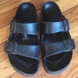 EVA Black Arizona Birkenstock in Size 37